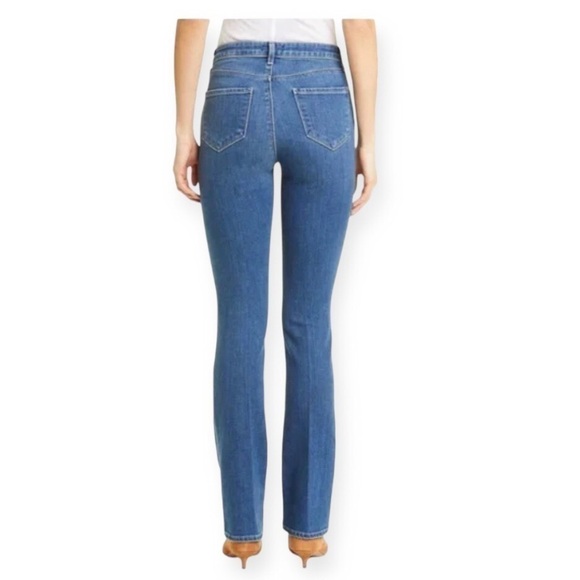 NWOT L’AGENCE Orianna High Rise Straight Jeans in Toledo. - Picture 1 of 11